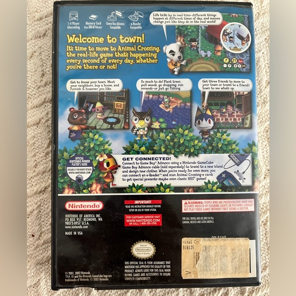 Animal Crossing (Nintendo GameCube, 2002) - Picture 4 of 4
